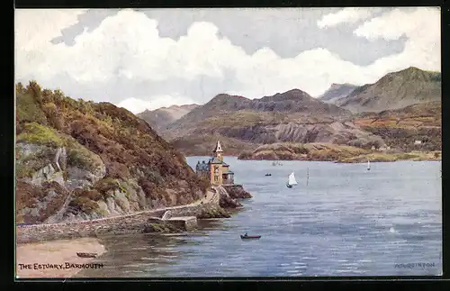 Künstler-AK A. R. Quinton: Barmouth, The Estuary