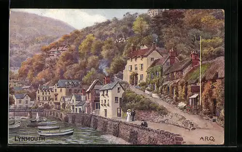 Künstler-AK A. R. Quinton: Lynmouth