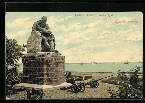 AK Marienlyst, Denkmal Holger Danske I.