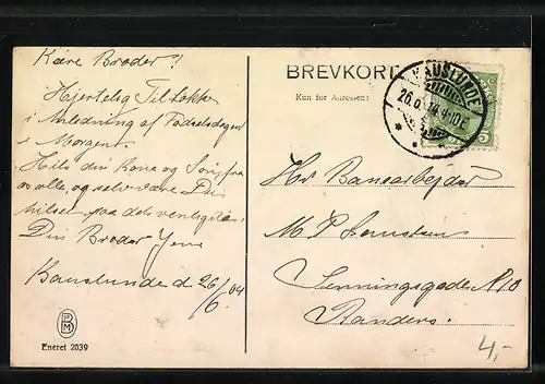 AK Arreskov, Ansicht eines prächtigen Gebäudes