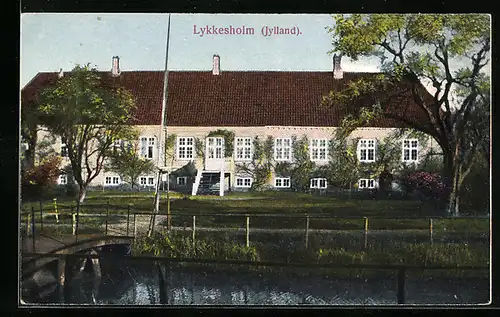 AK Lykkesholm /Jylland, Anblick eines grossen Gebäudes