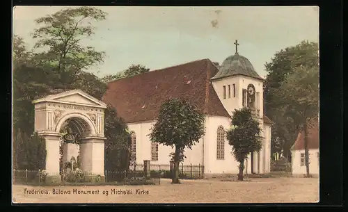 AK Fredericia, Bülows Monument og Michaeli Kirke