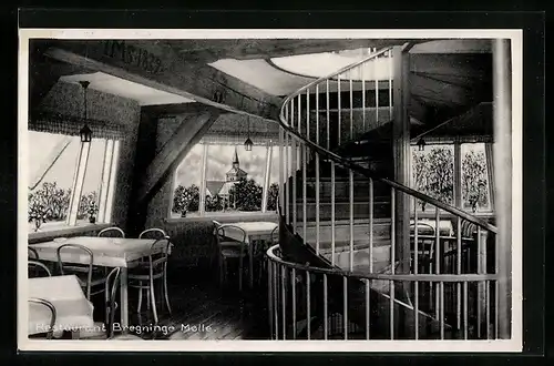 AK Bregninge, Restaurant Bregninge Mölle, Innenansicht