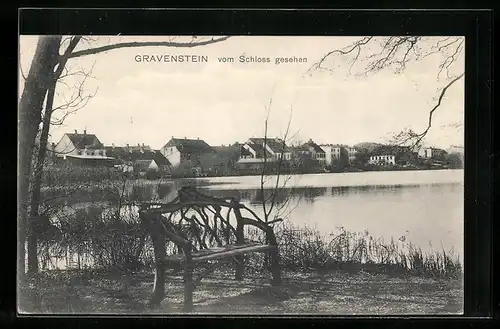 AK Gravenstein, Ortsansicht vom Schloss aus