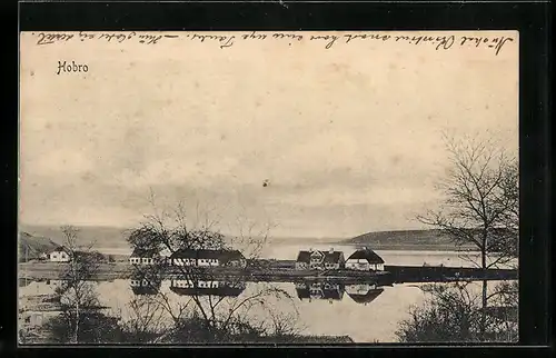 AK Hobro, Totalansicht aus der Vogelschau