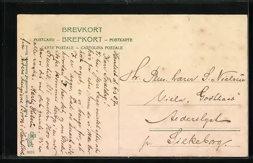 AK Hobro, Totalansicht aus der Vogelschau