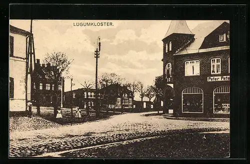 AK Lügumkloster, Ortspartie mit Geschäft