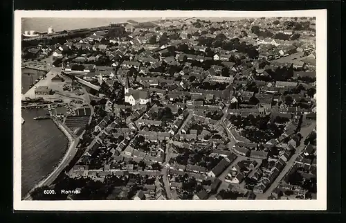 AK Rönne, Ortsansicht vom Flugzeug aus
