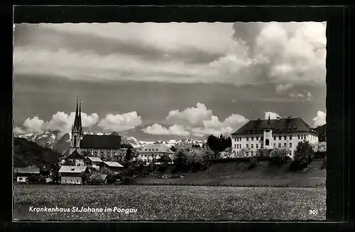 AK St. Johann im Pongau, Krankenhaus mit Kirche