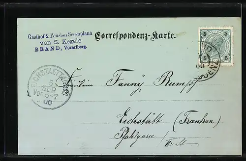 Mondschein-AK Lünersee, Panorama