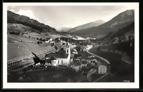 AK Matrei a. Brenner, Ortsansicht mit Kirche