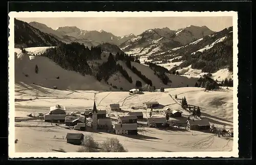 AK Jungholz, Teilansicht im Schnee