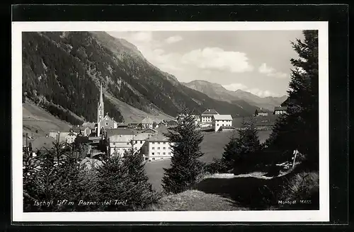 AK Ischgl /Paznauntal, Ortspartie mit Kirche