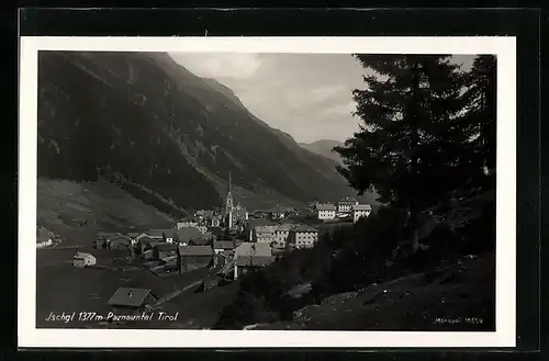 AK Ischgl /Paznauntal, Teilansicht mit Kirche