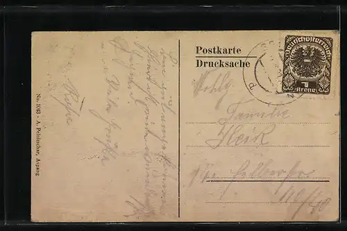 AK Markt Edlitz, Ortsansicht aus der Vogelschau