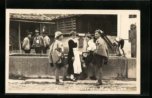 AK Mayrhofen, D` Latterer, Trachtengruppe