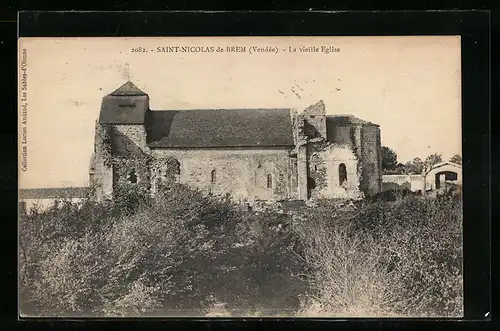 AK Saint Nicolas-de-Brem, La vieille Eglise