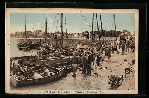 AK Croix-de-Vie, Arrivée des Sardiniers