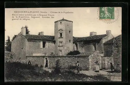 AK Ste-Gemme-la-Plaine, Chateau de la Popelinière