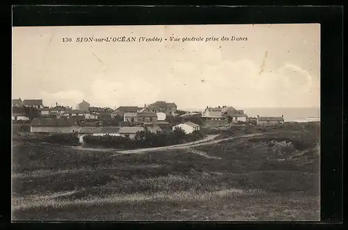 AK Sion-sur-l`Océan, Vue generale prise des Dunes