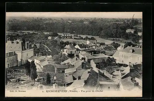 AK Rocheservière, Vue prise du Clocher