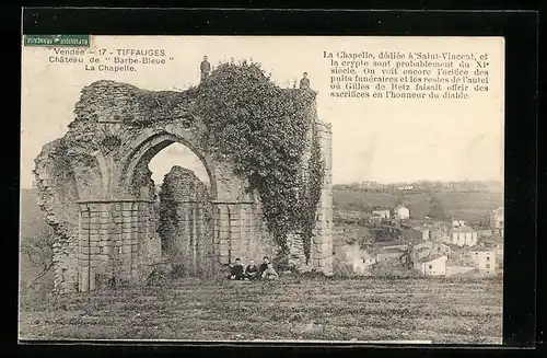 AK Tiffauges, Château de Barbe-Bleue, La Chapelle