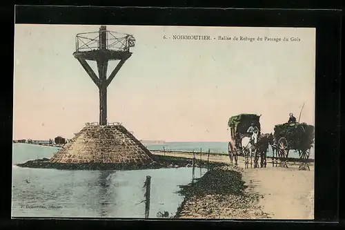 AK Noirmoutier, Balise de Refuge du Passage du Gois