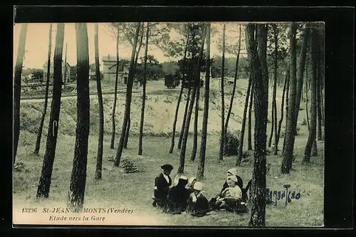AK St-Jean-de-Monts, Etude vers la Gare