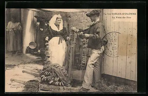 AK Les Sables D`Olonne, La Visite des filets