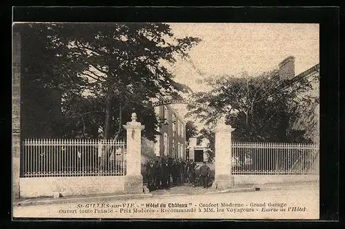 AK St-Gilles-sur-Vie, Hotel du Chateau, Entree de l`Hotel