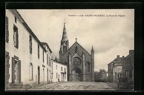 AK Saint-Fulgent, La Place de l`Église