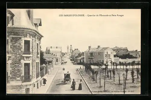 AK Les Sables D`Olonne, Quartier de l`Estacade et Feux Rouges