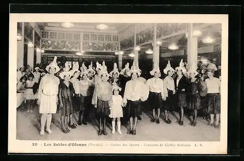 AK Les Sables D`Olonne, Casino des Sports, Concours de Coiffes Sablaises