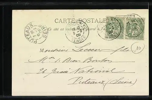 AK La Roche-sur-Yon, Vieux Quartier vu D`Equebouille