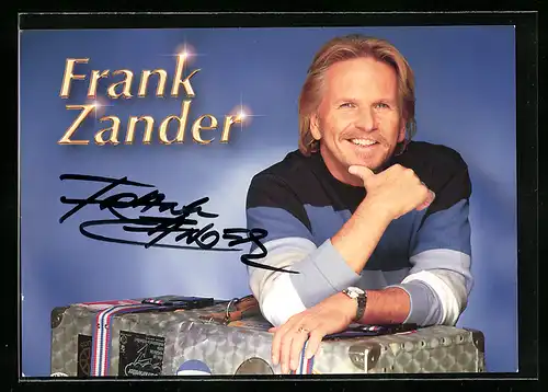 AK Musiker Frank Zander, Autograph