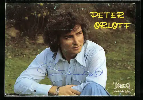 AK Musiker Peter Orloff, Autograph