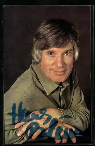 AK Musiker Henry Valentino mit Autograph