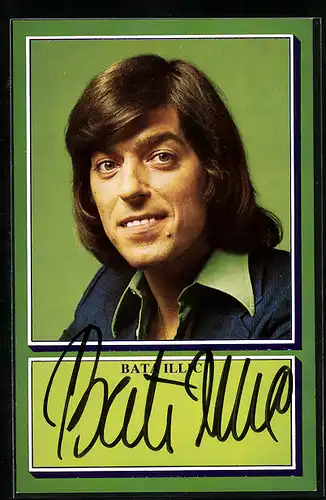 AK Musiker Bata Illic mit Autograph