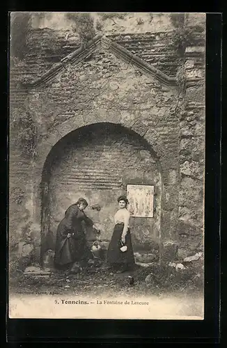 AK Tonneins, La Fontaine de Lescure
