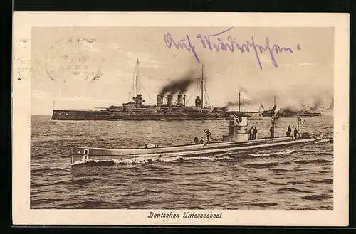 AK Deutsches Unterseeboot, U-Boot U8