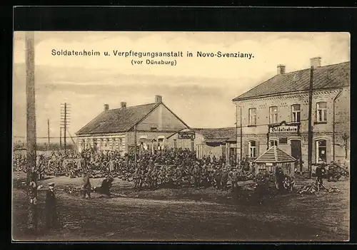 AK Novo-Svenziany, Soldatenheim & Verpflegungsanstalt