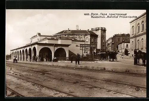 AK Rustschuk, Bahnhof Pristanischte