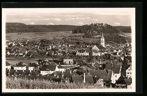 AK Tuttlingen, Generalansicht der Stadt mit der Kirche