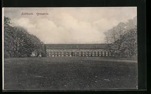 AK Ansbach, an der Orangerie