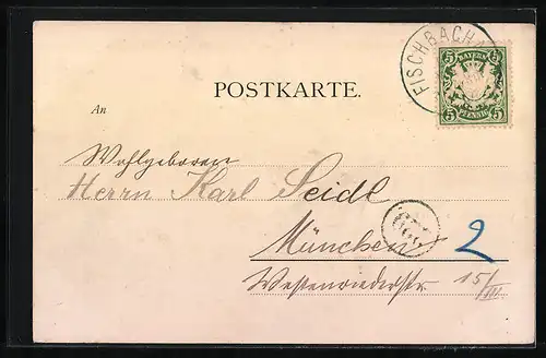 AK Birkenstein, Blick zum Unterkunftshaus am Wald