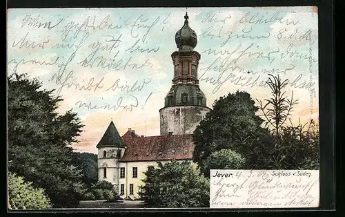 AK Jever i. Oldbg., Schlossansicht von Süden