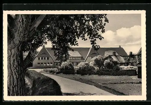 AK Keitum auf Sylt, vor dem Louise-Schroeder-Heim