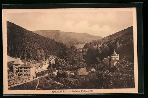AK Ernsttal im badischen Odenwald, Generalansicht