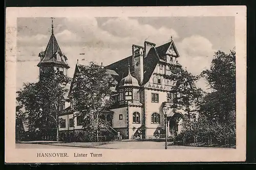 AK Hannover, vor dem Lister Turm