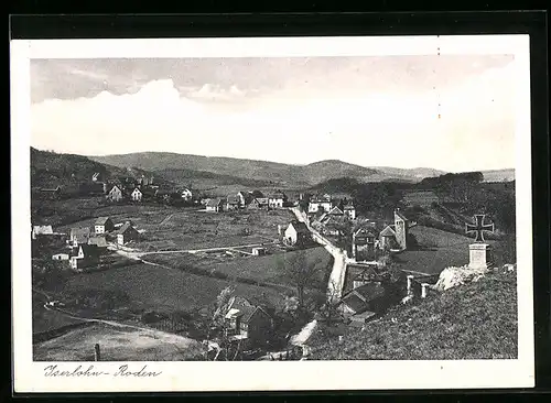 AK Iserlohn-Roden, Generalansicht mit dem Monument im Vordergrund